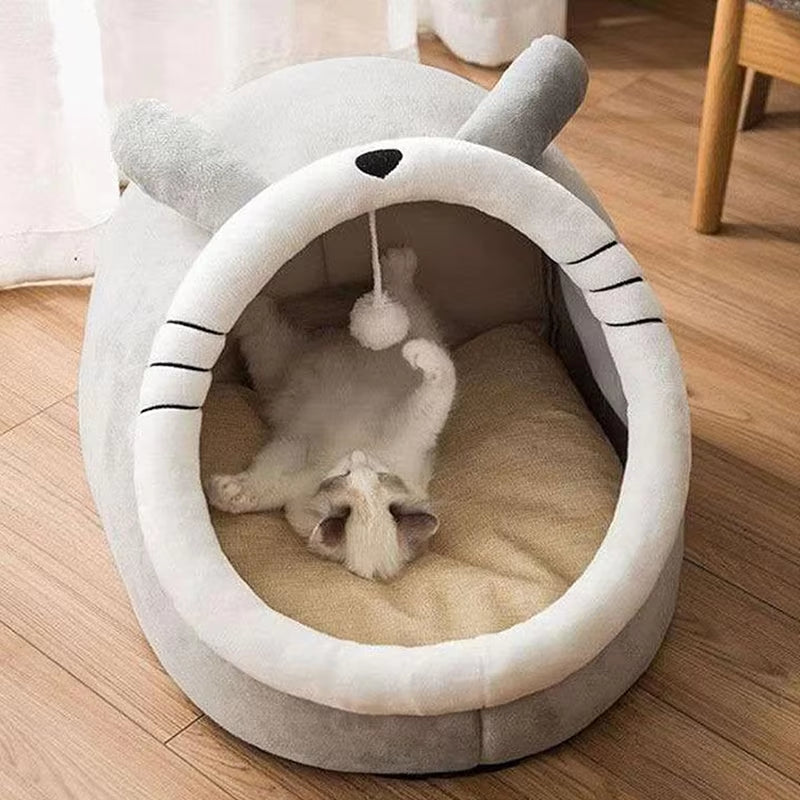 Deep Sleep Cat & Dog Bed – Foldable, Washable & Removable Cover